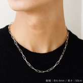 プラチナ 中空 ペーパークリップ  チェーン Pt850 日本製 40cm 45cm 50cm 55cm 60cm 国産 太さ 3.6mm 4.4mm SNY-1046 男性 女性 ネックレス チェーン ネックレスチェーン メンズ レディース チェーン だけ おすすめ プレゼント 人気 ブランド バースデー ギフト 記念日 プレゼント 秋アクセ 秋ジュエリー