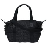 キプリング ボストンバッグ レディース ブランド Kipling アート ミニ ミニボストンバッグ 2WAY K15410-K59 Signature Emb 黒