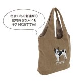 トートバッグ レディース 通販 手提げバッグ トートバック コーデュロイバッグ サブバッグ マザーズバッグ マザーズバック サブバック 肩掛けバッグ アニマル刺繍 軽量軽い アニマル柄 動物イラスト カジュアルバッグ レディースバッグ 通学通勤用 お出かけ