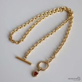 ステンレス 誕生石ネックレス マンテル ハート ゴールド 12タイプ レディース 小豆チェーン ペンダント カラーストーン フロント留め モチーフ 上品 大人可愛い カジュアル きれいめ 胸元 ワンポイント 金属アレルギー対応