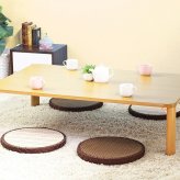 テーブル 折りたたみ 座卓 ゼン IW-1164B 幅110cm 奥行64cm ロー センター リビング 応接 折れ脚 折り畳み 長方形 来客用 お盆 年末年始 木製 和風 和モダン ナチュラル 岩附