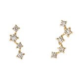 ダイヤモンド ピアス スタッド カシオペア 星 K10 K18 10K 18K 10金 18金 プラチナ 女性 レディース 誕生日 記念日 プレゼント ギフト 誕生日プレゼント 10代 20代 30代 40代 妻 彼女 スター ゴールド ホワイトゴールド ピンクゴールド イエローゴールド ダイヤ 小さい 小さめ キャッチ アクセサリー アレルギー対応 金属アレルギー クリスマス