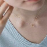 【無料ラッピング】  ヨンドシー 4℃ EAU DOUCE４℃ アクセサリー K10イエローゴールド ネックレス ダイヤモンド ブランド 正規品 新品 ギフト プレゼント 人気 おすすめ 誕生日 記念日 クリスマス 送料無料