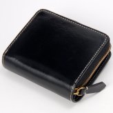ベリーズヨーク　BELLIES YORK　二つ折り財布　BYTM1944BK　ブラック　黒色　ベジタブルタンニン　イタリアンレザー　牛革　”エイジングを楽しむ革小物”