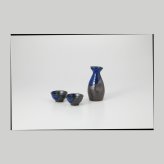 黒水晶　酒器揃（小） 磁器 美濃焼 やきものの里から、暮らしを贈ります。　ギフト 食器 セット テーブルウェア