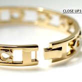 コーチ バングル レディース ブランド COACH シグネチャー C オープンワーク ブレスレット 571291GLD100 ゴールド アクセサリー