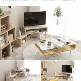 テレビ台 テレビボード 伸縮型 伸縮 ナチュラル 幅75cm 奥行30cm 高さ40cm おしゃれ コーナー ローボード 収納 棚 テレビラック TV台 木製 パソコン台 TVボード ロータイプ 一人暮らし 送料無料