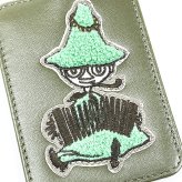 ムーミン スナフキン サガラ刺?パスケース (グリーン) 定期入れ MOOMIN
