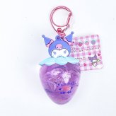 サンリオ クロミ カラフルいちごドームキーホルダー ピンク Sanrio