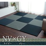 い草 置き畳 ユニット畳 システム畳 無地調 シンプル モダン シック おしゃれ空間 消臭 縁無し お手入れ簡単 裏面滑り止め 収納便利 約70×70×1.5cm 6枚組