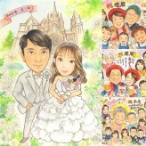 結婚記念日のお祝いに、見た瞬間に、思わず笑顔になる似顔絵です。 似顔絵 ウェルカムボード 贈り物 プレゼント 名入れ 手描き ギフト 結婚記念日 お祝い ウェルカムボード 記念 挙式 友人 同僚 カップル 友達 家族 修正無料 名入れ 下書き確認 かわいい 一生もの サプライズ 喜ばれる 結婚式 宝物 ウェディング 一生もの オリジナル ブライダルギフト 二次会 感激 ホワイトデー 引っ越し