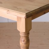 ダイニングテーブル FARMER 無垢材 パイン材 天然木 W150×D85×H72cm(引出の内寸:W36×D27.5×H 食卓テーブル 木製 食卓机 リビング ダイニング ライトブラウン おしゃれ 新生活