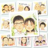 両親 似顔絵 贈り物 ギフト 名入れ 手描き プレゼント 結婚記念日 お祝い 誕生日 記念日 ご両親 両親 お母さん お父さん 修正無料 下書き確認 名入れ 実績多数 かわいい 似てる サプライズ 思い出 結婚記念日 記念 オリジナル 応援 闘病中の方への励まし 百寿祝い 家族 傘寿祝い バレンタインデー 結婚祝い 色紙 お祝い返し 快気祝い カラフル 節目