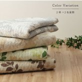 マルチカバー おしゃれ 洗える 長方形 約190×240cm 綿 花 水洗いキルト リバーシブル スプレッド こたつカバー ソファカバー ホットカーペットカバー