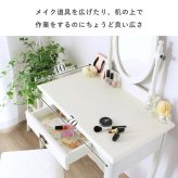 ドレッサー スツール付き クレモント IWD-301 鏡台 鏡 ミラー 椅子 イス セット アンティーク風 姫系 猫脚 おしゃれ かわいい 木製 天然木 アイボリー ホワイト 白 化粧台 メイク台 コスメ収納 メイク収納 コスメ家具 一面鏡 女性の憧れ