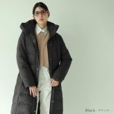 ダウンコート レディース ロング ダウン90% フード付き Filomo 100cm ダウン コート 超ロング丈 ロングコート ロング丈コート ブラック 冬 アウター ギフト プレゼント 5F (2499r)