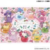 ジグソーパズル サンリオキャラクターズ フラワーティーポット 600ピース 600-032 ハローキティ マイメロディ シナモロール ポムポムプリン キャラクター グッズ パズル 大人 子供 インテリア ホビー サンリオ正規ライセンス品