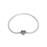 パンドラ PANDORA Family Tree Heart Clasp Snake Chain Braceletアクセサリーブレスレット 598827c01-18 レディースシルバー