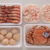 送料無料 北海道産地直送 カネコメ田中水産 毛がに・甘えび・ほたて・おおずわいがにほぐし身セット  ※ご注文後約7～10日前後での発送となります。沖縄・離島へは別途配送料が発生いたします お取り寄せグルメ スイーツ