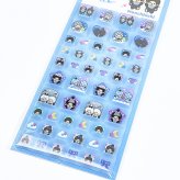 モンチッチ カットピースシール (チェック) 文具