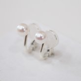 ［pearl595］6mm - 6.5mm ピアス あこや真珠 熊本 天草 本真珠 シンプル イヤリング 直結タイプ
