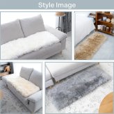 ムートンロングシートクッション 40×120cm ウレタン入り シートクッション 長毛タイプ 毛皮 ムートンクッション ムートン クッション 長座布団 ソファ 暖かい リアルファー ファー おしゃれ かわいい アウトドア ペット 送料無料