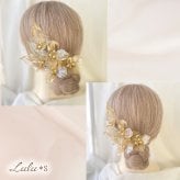 髪飾り アメリカンフラワー ディップアート 選べる6種 ヘアアクセサリー ヘッドドレス セット 大ぶり 成人式 卒業式 袴 振袖 和装 結婚式 前撮り ウェディング 白無垢 色打掛 ドレス 浴衣 七五三 ハンドメイド カサブランカ シルバー ゴールド ガラスホワイト 贈り物 ギフト プレゼント 娘 孫 友達 お祝い Lulu＊s ルルズ