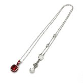 スワロフスキー swarovski ネックレス アクセサリー 5652043 Birthstone バースストーン ペンダント レディース レッド 海外正規品