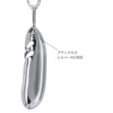 ハワイアンジュエリー ネックレス シルバー ネックレス 刻印 無料 誕生石入れ可 フェザー 羽根 羽 Mサイズ シルバー925 ギフトラッピング可能 長さ選べる BY THE SEA バイザシー プレゼント ハロウィン 【品番：CG-SP323M】
