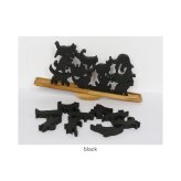 キャットスタックタワー 20pcs set 通販 バランス 積み木 オブジェ バランスゲーム 北欧モダン 木製つみき ネコグッズ インテリア雑貨 猫グッズ ねこ 天然木無垢 玄関 飾り おしゃれ 雑貨 猫シルエット 誕生祝い 置き物 モノトーン 置物