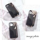 iphone15 ケース 本革 小銭入れ付き iphone15Pro iphone15Plus iphone15ProMAX MagSafe対応 ウォレット 財布 レザー 山羊革 アイフォン 15 pro max plus マグセーフ対応 マグネット コインケース カード リング ポーチ 小物入れ おさいふ 15プロ マックス プラス 送料無料