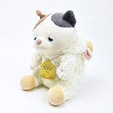 プレミアムねむねむアニマルズ ゆず フード座り抱きまくら(M) 抱き枕 寝具 ぬいぐるみ りぶはあと 送料込み