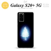 SC-52A SCG02 Galaxy S20+ 5G スマホケース ソフトケース ツリー 青 メンズ レディース nk-s20p-tp624