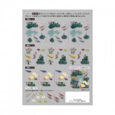 レジンクラブ 情景のレジン 睡蓮の池 RC-JOK-003 レジンシール 埋め込み 転写シール ハンドメイド アクセサリーパーツ 鯉 水草 蓮の花 奥行き感 透明感 初心者向け クラフト DIY