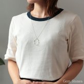 服の上からかぶれるロングネックレス　シルバー９２５ アート　チェーン　６０ｃｍ　雲　CLOUD　シルバーネックレス　ペンダント　レディース　シンプル　SV925　記念日　誕生日　petit