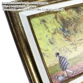 ユーパワー サムトフト 大切なデイドリームタイム ST-04050 アートフレーム 絵 絵画 犬 イヌ dog sam toft