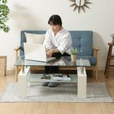 センターテーブル フォーカス ダークブラウン ダークブラウン・ホワイト・ブラック 3色展開 ローテーブル リビングテーブル 折りたたみ 省スペース おしゃれ シンプル 新生活 家具 インテリア 不二貿易