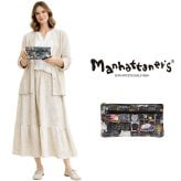 【Manhattaners】75-7832 カード・札入れ レディース さいふ 財布 サイフ ウォレット マンハッタナーズ シルバー ゴールド 使いやすい 普段使い 猫 おしゃれ かわいい プレゼント ギフト 母の日 敬老の日