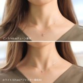 ゴールド ネックレス K18 18金 ネックレス ダイヤモンド ゴールド ネックレス チェーン クロス Sサイズ 十字架 選べる3色 イエロー ピンク ホワイト シンプル 華奢 上品 彼女 妻 女性 レディース 誕生日 プレゼント ハロウィン 【品番：CG-TI-570】
