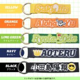 【今だけ送料無料】【名入れ】【ラージサイズ】【全10色】刺繍ワッペンネームタグ【パーソナライズ】刺繍ワッペンネームタグ ゴルフネームタグ ネームプレート キーホルダー キーリング バッグタグ キャディバッグ