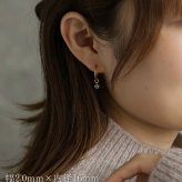 ピアス フープ つけっぱなし リング わっか 大ぶり アレルギー対応 ステンレス 幅2.0mm × 内径 16mm 20mm 中折れ 大人 上品 通勤 オフィス シンプル