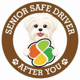 カーサイン 高齢者マーク SENIOR SAFE DRIVER マルーキー ステッカー シール 直径13cm 肉球 日本製 車