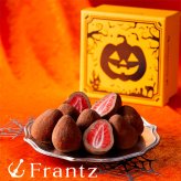 神戸フランツ 神戸苺トリュフ（カカオラテ）～ハロウィンBOX～【手提げ袋付】 スイーツ 洋菓子 チョコレート チョコ ホワイトチョコ いちご プレゼント ギフト 贈り物 手土産 誕生日 敬老の日
