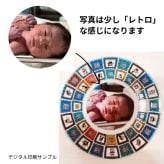【写真・イラストでつくる】名入れ 九谷焼 オーダーメイド豆皿3.5寸（飾れるスタンド付） 敬老の日 還暦祝い 誕生日 結婚内祝い 孫 ペット ギフト 伝統工芸 結工房