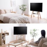 テレビ台 テレビボード テレビスタンド ラック 棚付き 壁掛け 壁寄せ イーゼル TV 脚 アート 配線隠し 自立 コード 幅72 コーナー 省スペース スタイリッシュ スマート 軽量 収納 インチ v 型 ロー