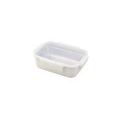 保存容器 0.5L ククナキッチン MEAL BOX ミールボックス ステンレス 電子レンジ対応 オーブン グリル 食洗機 冷凍 冷蔵 4点ロック 抗菌 ニオイ移りしにくい キムチ カレー 作り置き KKN-MO50WH 新生活 ギフト