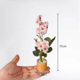 ミニチュア 観葉植物 選べる2点セット フェイクグリーン 鉢植え ドールハウス ジオラマ ミニチュア雑貨 インテリア 撮影小物 デスク 飾り ハンドメイド