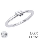 リング 指輪 レディース シルバー925 結び目 ノット モチーフ [ WHITE Label ][ララクリスティー]