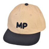 キッズ キャップ Manhattan Portage マンハッタンポーテージ 2トーンワッペンキャップ MP388 女の子 男の子 子供 帽子 54cm 手洗いOK サイズ調整可能 小学生 幼稚園 保育園 年中 年長 おしゃれ かわいい シンプル 熱中症 紫外線対策 日除け 綿100% ブラック ブルー ピンク