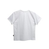 1989スタンダード 1989 STANDARD Tシャツ SWSSTD-0034-WHITE レディース ホワイト BW FLOWER Slim fit Tシャツ Women's Slim Fit Short-Sleeved